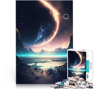 Jigsaw Puzzles for teenagers 1000 Pieces Horizon of Universe Hands-on-Spiel Lustige Aktivitäten für zu Hause, Geburtstagsgeschenk, Reisegeschenk,52x38cm