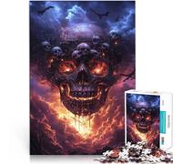 Jigsaw Puzzles for teenagers 1000 Pieces Horror Skeleton Quiz game 26x38cm deal as gifts for the whole family for for Age 14