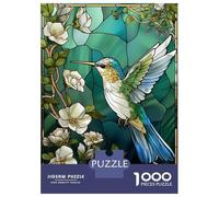 Jigsaw Puzzles for Teenagers 1000 Pieces Hummingbird Kintsugi Art Jigsaws for Adults Brain Teaser Game Home Decoration Parent-child Interaction 70x50cm/1000pcs