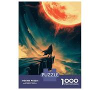 Jigsaw Puzzles for Teenagers 1000 Pieces Impression Sunrise Contemporary Reimagining in Expressionist Style Jigsaw for Adults Toy Wall Decor Improve Memory Birthday And Unique Gifts 52x38cm/1000pcs