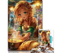 Jigsaw Puzzles for Teenagers 1000 Pieces Japanese Anime Girls Adult Puzzles,Relax Games Is Ideal As A Gift for The Whole Family (size 38x26cm)