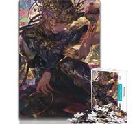 Jigsaw Puzzles for Teenagers 1000 Pieces Japanese Female Ninja Warrior 1000 Pieces for Adults,Toys Educational Games Stress Relieving Unique Birthday And Gifts (size 75x50cm)