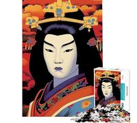 Jigsaw Puzzles for Teenagers 1000 Pieces Japanese Geisha Maiko Educational Challenge Difficult Hard Brain Teaser Game for And from 14 Years And over (38x52cm)
