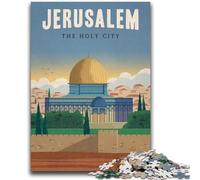 Jigsaw Puzzles for Teenagers 1000 Pieces Jerusalem Challenging To Complete But Fun And Humorous Birthday Present, Gifts, Wall Art (size 38x26cm)