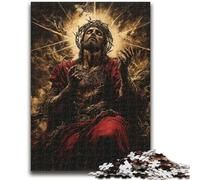 Jigsaw Puzzles for Teenagers 1000 Pieces Jesus Art Family Entertainment Toys Educational Game for Birthday, Chrismas for Ages 14+ 50x75cm