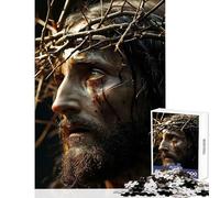 Jigsaw Puzzles for Teenagers 1000 Pieces Jesus Is Alive DIY Toys Great Gift Educational Game Decompressing Intellectual Size 50x75cm
