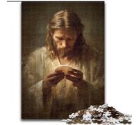 Jigsaw Puzzles for Teenagers 1000 Pieces Jesus, Stress Relief with Fully Interlocking Randomly Shaped Pieces for And 14 Years Old (Size 50x75cm)