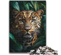 Jigsaw Puzzles for Teenagers 1000 Pieces Jungle Cheetah Jigsaw,Decompressing Intellectual Educational Toy Birthday Gift (38x26cm)