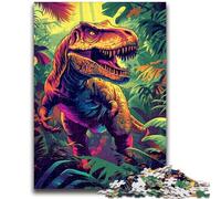 Jigsaw Puzzles for Teenagers 1000 Pieces Jungle Dinosaur Help The Brain Exercise Addictive Toys to Cultivate Patience Suitable for Couples 50x75cm