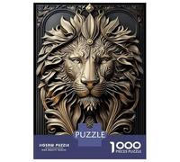 Jigsaw Puzzles for Teenagers 1000 Pieces Legendary Golden Lion Jigsaws for Adults Brain Teaser Game Home Decoration Parent-child Interaction 38x26cm/1000pcs