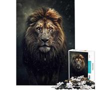 Jigsaw Puzzles for Teenagers 1000 Pieces Lion Is Coming for Educational Game Challenge Toy Educational Games Wall Art Birthday Gifts (Size 38x26cm)