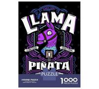 Jigsaw Puzzles for Teenagers 1000 Pieces Llama Pinata Jigsaw for Adults Relaxing Games Home Decoration Unique Gifts for Birthday And Christmas 38x26cm/1000pcs