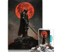 Jigsaw Puzzles for Teenagers 1000 Pieces Lone Knight 1000 Pieces for Teenagers,for Challenging Toy Game And Family Play 26x38cm