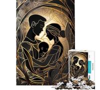 Jigsaw Puzzles for Teenagers 1000 Pieces Loving Family Embrace Jigsaw for Adults Hands-on Game Analysis And Logic Birthday And Unique Gifts (Size 38x52cm)