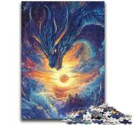 Jigsaw Puzzles for Teenagers 1000 Pieces Magic Dragon Stress Reliever Difficult Challenge Deal As Gifts for The Whole Family 26x38cm