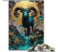 Jigsaw Puzzles for Teenagers 1000 Pieces Magic Goat, Decompressing Intellectual Educational Toy Birthday Present, Gifts (Size 26x38cm)