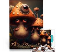 Jigsaw Puzzles for teenagers 1000 Pieces magic mushrooms Schwierig und herausfordernd tolles Geschenk75x50cm