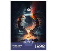 Jigsaw Puzzles for Teenagers 1000 Pieces Magic Portal at Torii Gate Jigsaws for Adults Fun Games For Family Fun for Is Ideal As A Gift 70x50cm/1000pcs
