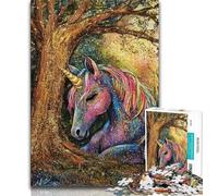 Jigsaw Puzzles for Teenagers 1000 Pieces Magic Unicorn Teenager Jigsaw,Challenging Difficult Deal As Gifts for The Whole Family 38x26cm