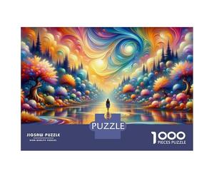 Jigsaw Puzzles for Teenagers 1000 Pieces Magical Forest Reflections Jigsaw for Adults Toy Wall Decor Improve Memory Birthday And Unique Gifts 70x50cm/1000pcs