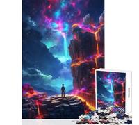 Jigsaw Puzzles for Teenagers 1000 Pieces Magical Night Adult Jigsaw Puzzles Precision Cutting Help The Brain Exercise Great Gifts for Gaming (38x26cm)