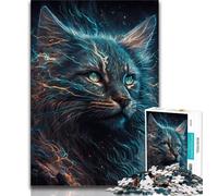 Jigsaw Puzzles for Teenagers 1000 Pieces Maine Coon Cat Teenager Puzzles,Unique Birthday And Gifts for Age 14 Years Up (size 38x26cm)
