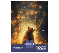 Jigsaw Puzzles for Teenagers 1000 Pieces Majestic Bear Jigsaws for Adults Relaxing Games Analysis And Logic Difficult And Challenge 70x50cm/1000pcs
