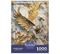 Jigsaw Puzzles for Teenagers 1000 Pieces Majestic Eagle Elegance Jigsaws for Adults Brain Teaser Game Home Decoration Parent-child Interaction 52x38cm/1000pcs