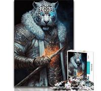 Jigsaw Puzzles for Teenagers 1000 Pieces Mechanical Tiger Adult Puzzles,Fun Games Wall Decoration Unique Birthday And Xmas Gifts 38x26cm