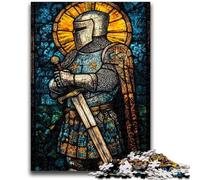 Jigsaw Puzzles for Teenagers 1000 Pieces Medieval Knights Puzzles for Teenagers,Educational Toy Funny Family Games Unique Home Decor (50x75cm)