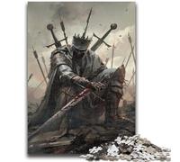 Jigsaw Puzzles for Teenagers 1000 Pieces Medieval Knights Teenager Puzzles,Educational Family Game Suitable for Desktop Decoration (26x38cm)