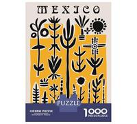 Jigsaw Puzzles for Teenagers 1000 Pieces Mexico Desert Flora Puzzles for Adults Hands-on Game Improve Memory Parent-child Interaction 38x26cm/1000pcs