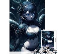 Jigsaw Puzzles for Teenagers 1000 Pieces Midnight Angel Educational Toy Funny Gift Impossible Game Improving Love between Couples Size 50x75cm