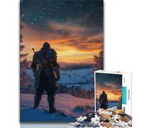 Jigsaw Puzzles for Teenagers 1000 Pieces Mighty Medieval Knight 1000 Pieces for Adults,Toys Educational Games Stress Relieving Unique Birthday And Gifts (size 38x26cm)