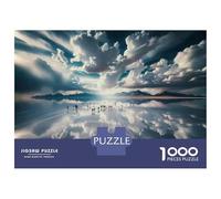 Jigsaw Puzzles for Teenagers 1000 Pieces Mirror Lake Reflections Puzzle for Adults Toy Wall Decor Difficult Challenge for Is Ideal As A Gift 52x38cm/1000pcs