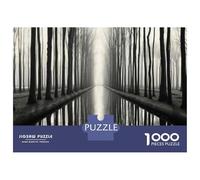 Jigsaw Puzzles for Teenagers 1000 Pieces Misty Forest Reflections Jigsaw for Adults Family Games Perfect Decoration Difficult And Challenge 52x38cm/1000pcs