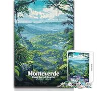 Jigsaw Puzzles for Teenagers 1000 Pieces Monteverde Cloud Forest Reserve, Costa Rica Challenging Game Toys Difficult Challenge Great Gift Size 50x75cm