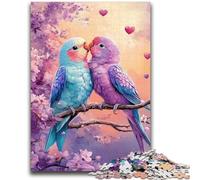 Jigsaw Puzzles for Teenagers 1000 Pieces Moon Parrot Couple for And 14 Years And over Educational Challenge Fun Activities at Home, Birthday Gifts, Travel Gifts 26x38cm