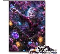 Jigsaw Puzzles for Teenagers 1000 Pieces Mysterious Elf Girl, Stress Relief with Fully Interlocking Randomly Shaped Pieces for And 14 Years Old (Size 50x75cm)