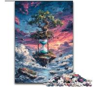 Jigsaw Puzzles for Teenagers 1000 Pieces Mysterious Hourglass, Games Toys Gift Unique Birthday And Gifts for And Age 14 Years Up (Size 26x38cm)