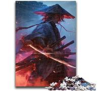Jigsaw Puzzles for Teenagers 1000 Pieces Mysterious Ninja Samurai Family Entertainment Toys Educational Game for Birthday, Chrismas for Ages 14+ 50x75cm