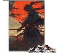Jigsaw Puzzles for Teenagers 1000 Pieces Mysterious Ninja Samurai, Learning Educational Is Ideal As A Gift for The Whole Family (Size 50x75cm)