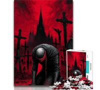 Jigsaw Puzzles for Teenagers 1000 Pieces Mysterious Warrior Adult Jigsaw,Stress Reliever Difficult Challenge Unique Home Decor And Gifts 26x38cm