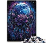Jigsaw Puzzles for Teenagers 1000 Pieces Mystical Dream Catcher Educational Family Game Deal As Gifts for The Whole Family for And Age 14 Years Up 26x38cm