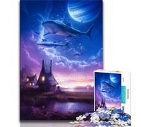 Jigsaw Puzzles for Teenagers 1000 Pieces Mystical Worlds Adult Puzzles,Fun Games Wall Decoration Unique Birthday And Xmas Gifts 38x26cm