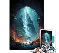 Jigsaw Puzzles for Teenagers 1000 Pieces Mystical Worlds Fantasy Challenging Game Toys Educational Game Enhance Memory Secret Santa Gifts (Size 75x50cm)