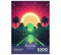 Jigsaw Puzzles for Teenagers 1000 Pieces Neon Dreamscape Odyssey Jigsaws for Adults Fun Games For Family Fun for Is Ideal As A Gift 70x50cm/1000pcs