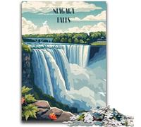Jigsaw Puzzles for Teenagers 1000 Pieces Niagara Falls Challenging To Complete But Fun And Humorous Birthday Present, Gifts, Wall Art (size 38x52cm)