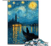 Jigsaw Puzzles for Teenagers 1000 Pieces Night Sky Cat, Suitable for People Aged 14 And Above Challenging To Complete But Fun And Humorous Great Gift (Size 50x75cm)