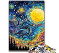 Jigsaw Puzzles for Teenagers 1000 Pieces Night Sky Night Sky Puzzles,Challenging Game Gifts for Is Ideal As A Gift for The Whole Family (38x26cm)